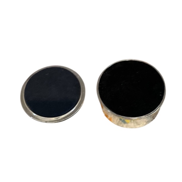 NWOB Lori Greiner Silver Safe keeper Glass Crystal Top Silver Plate Round Box - Picture 3 of 5